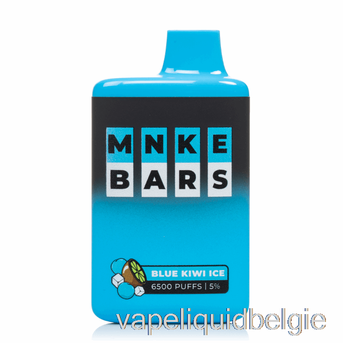 Vape België Mnke Bars 6500 Wegwerpblauw Kiwi-ijs